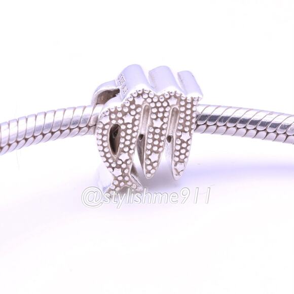 Authentic PANDORA Sparkling Virgo Zodiac Sign Charm - Picture 4 of 9